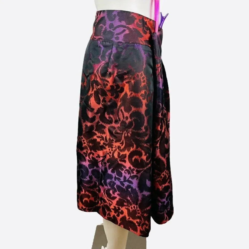 Lane Bryant A Line Skirt 20 Plus Size Metallic